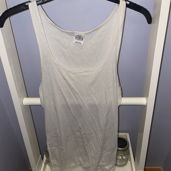 PINK Victoria Secret Tank Top in White - Picture 1 of 3